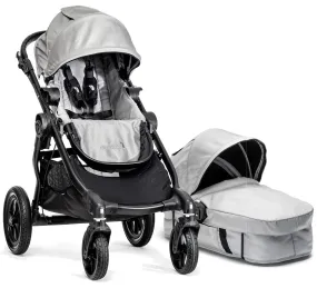 Baby Jogger City Select Single Stroller & Bassinet - Silver