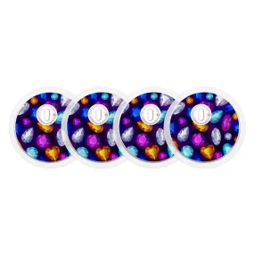 Bejeweled Sticker Designed for the FreeStyle Libre 3 Sensor