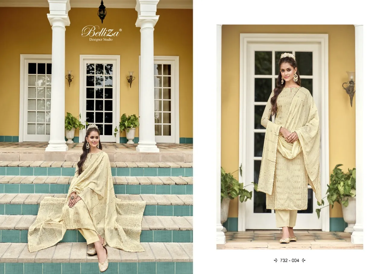 BELLIZA NIMRAT PURE SILK SALWAR SUITS