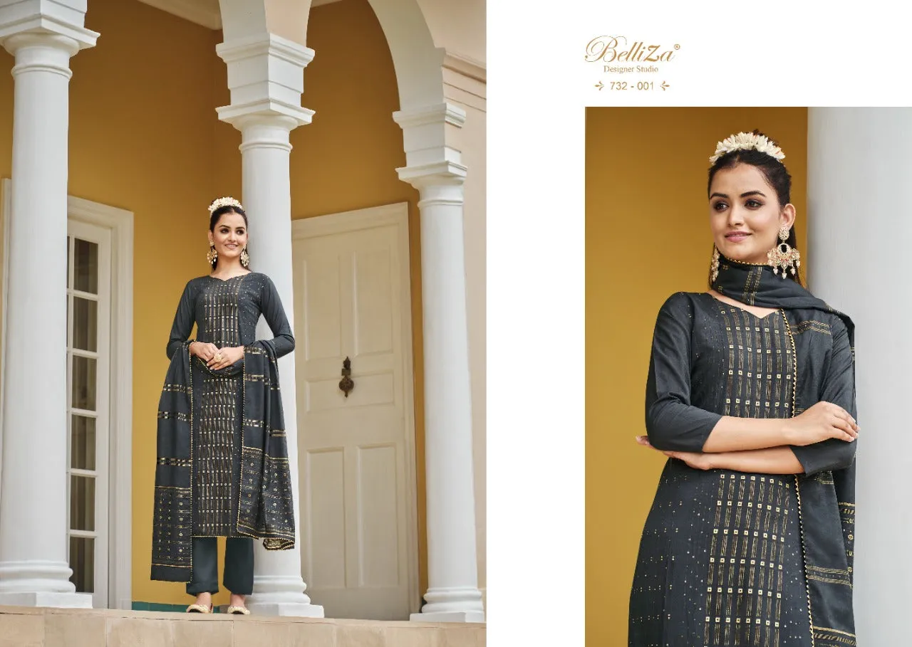BELLIZA NIMRAT PURE SILK SALWAR SUITS