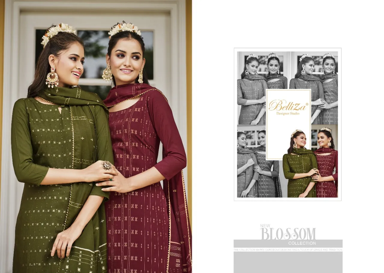 BELLIZA NIMRAT PURE SILK SALWAR SUITS