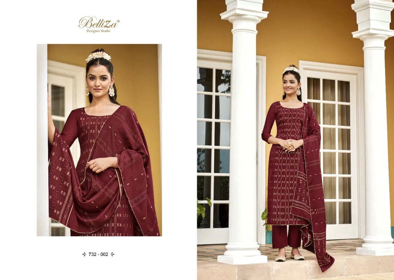 BELLIZA NIMRAT PURE SILK SALWAR SUITS