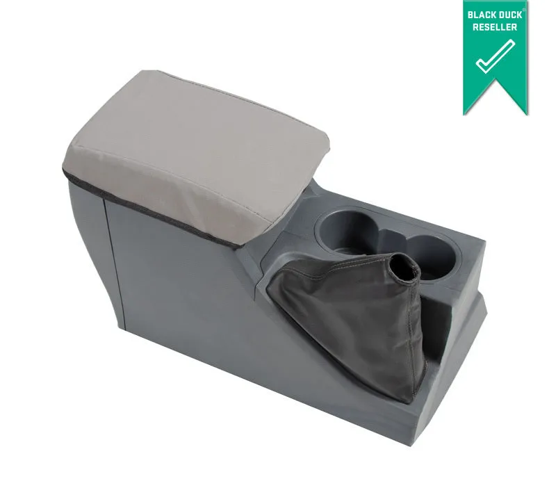 Black Duck Canvas Seat Covers Suits Holden Commodore VR/VS Ute 8/1993-12/1999 Grey