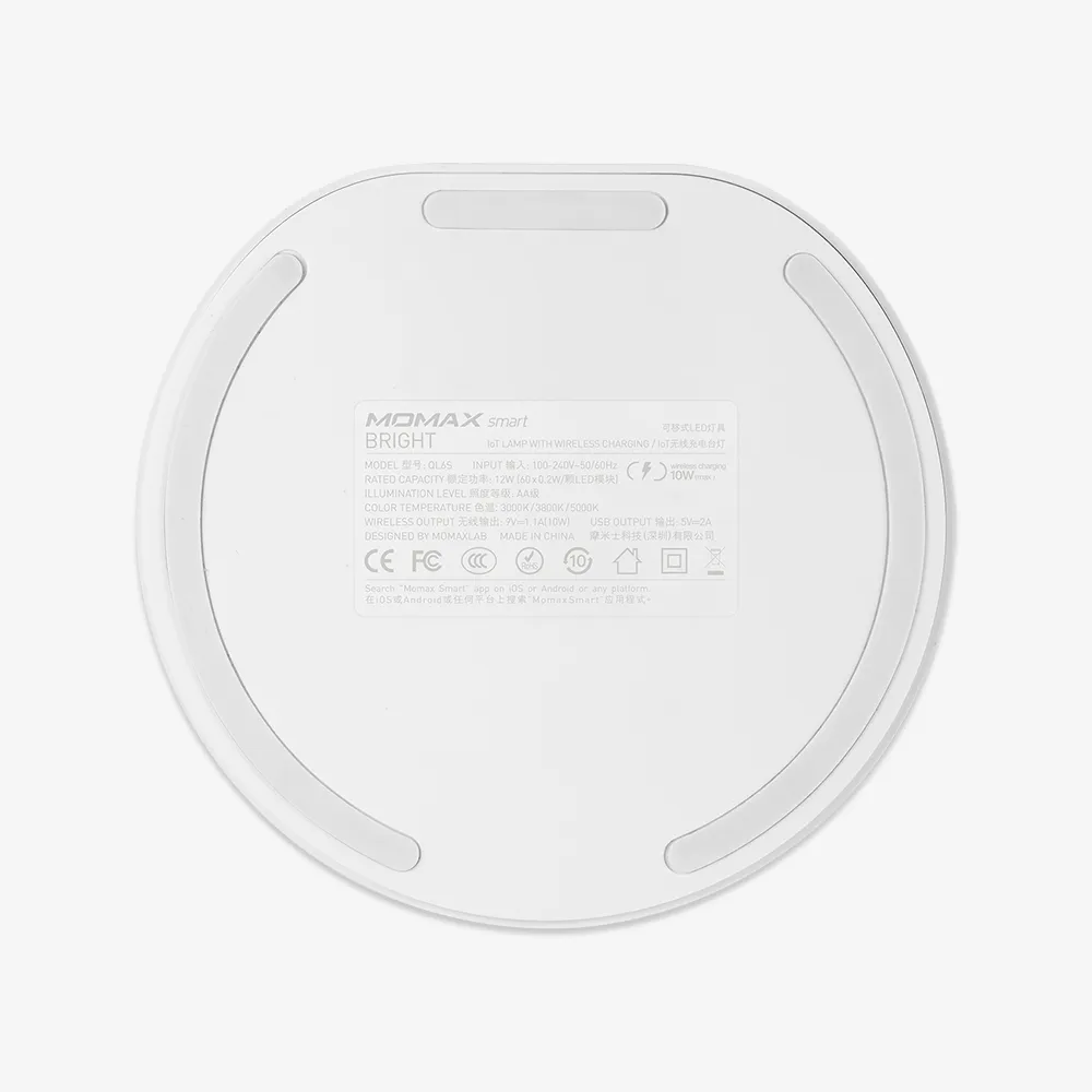 Bright IoT Desk Lamp with 10W Wireless Charging Base