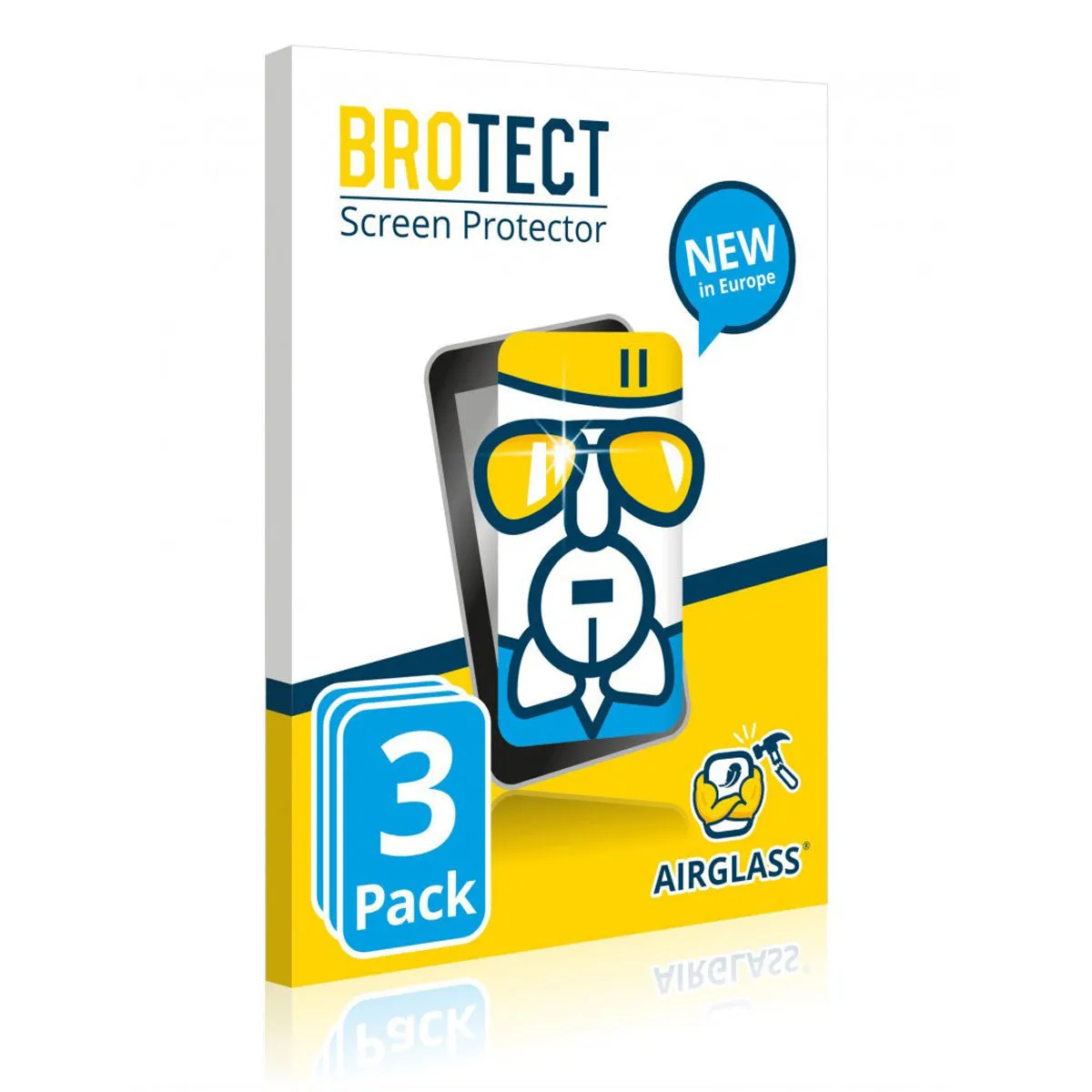 BROTECT AirGlass Screen Protector GoPro Hero 9 Black Lens (Housing) 3 Pack