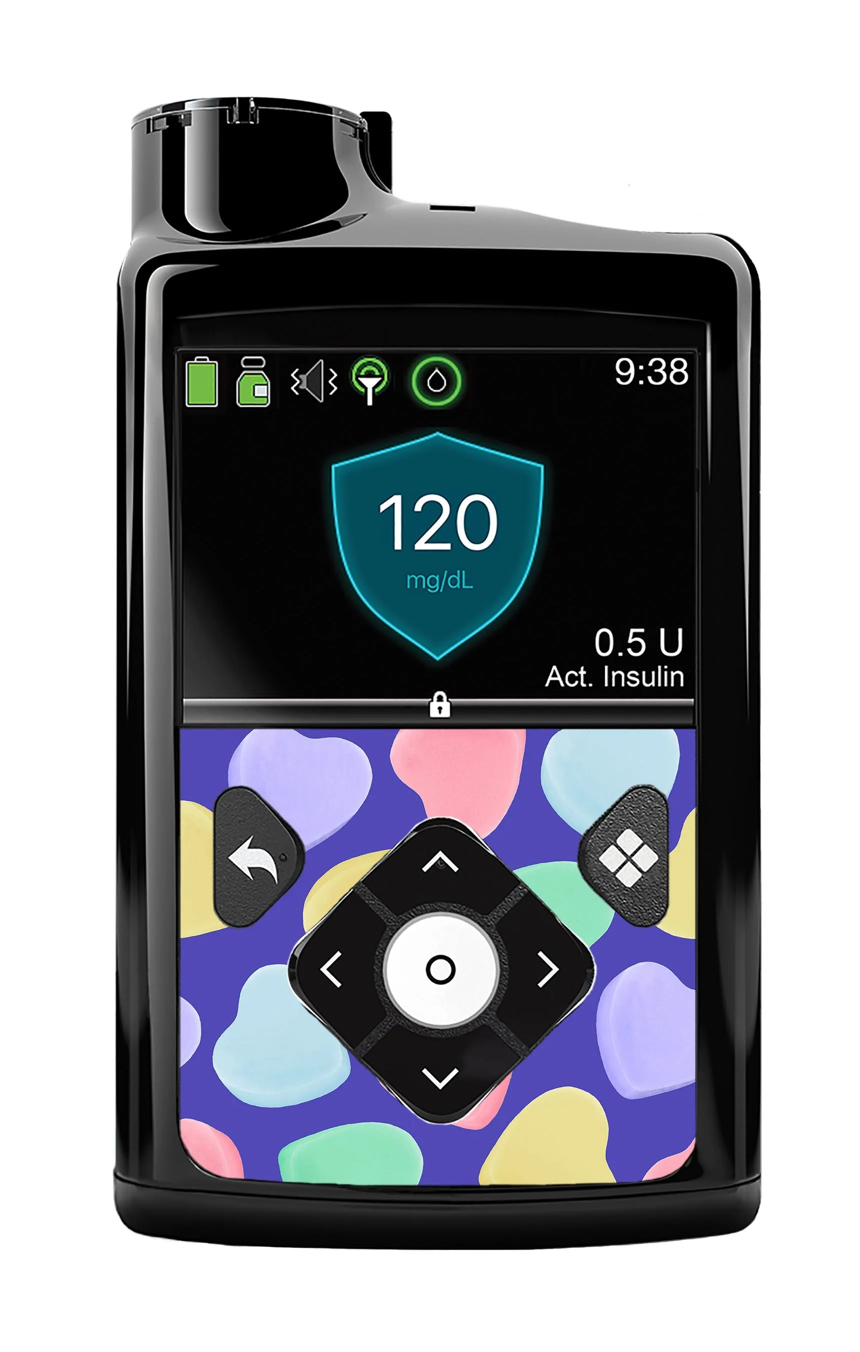 Candy Hearts Sticker for Medtronic MiniMed 770G & 780G