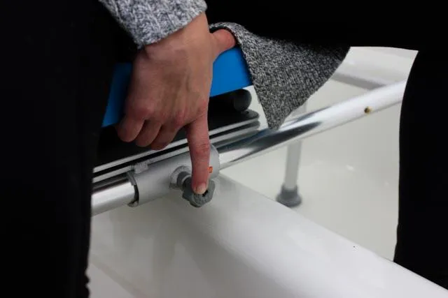 Carousel Sliding Transfer Bench with Swivel Seat. ***FREE ONLINE BONUS OFFER***