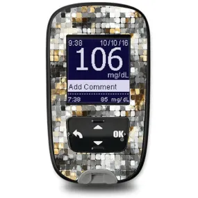 Champagne Glow Sticker for the Accu-Chek Guide Glucometer