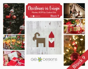 Christmas In Europe -BLOCK 9- pattern with video