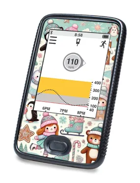 Christmas Scene Sticker for DEXCOM G6 Touchscreen Receiver