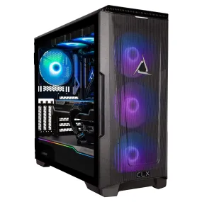 CLX SET Gaming Desktop Liquid Cooled AMD Ryzen 9 7900X 4.7GHz 12-Core Processor, 64GB DDR5 5200 Memory, Radeon 7900 XTX 24GB GDDR6 Graphics, 1TB NVMe M.2 SSD, 6TB HDD, WiFi, Windows 11 Home