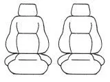 Custom Made Esteem Velour Seat Covers Suits Holden Commodore VR / VS Berlina 4 Door Sedan 1993-1997 2 Rows