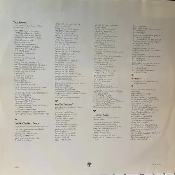 Deniece Williams - When Love Comes Calling (LP, Album, Promo) (Very Good (VG))
