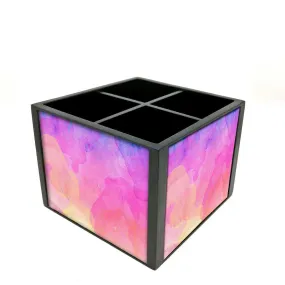 Desk Organizer For Stationery -  Mix Watercolor