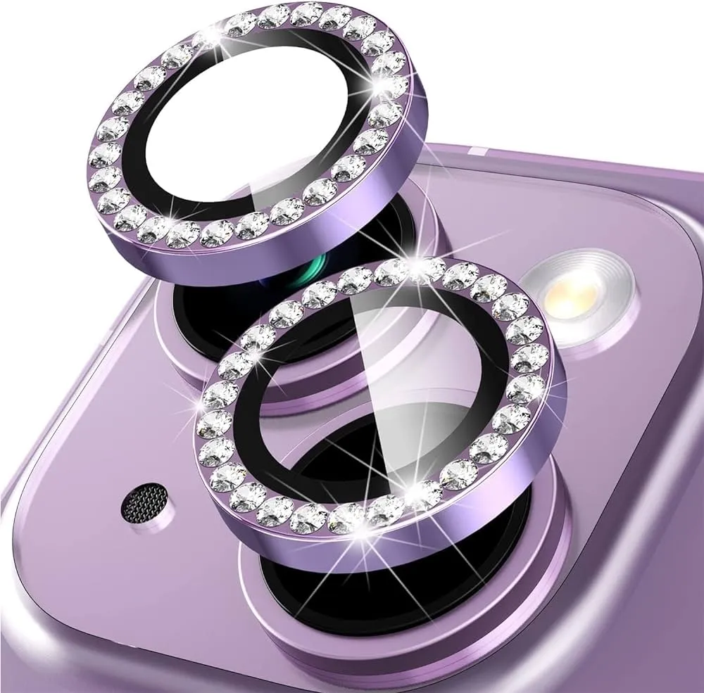 DIAMOND STONE CAMERA LENS PROTECTING RINGS