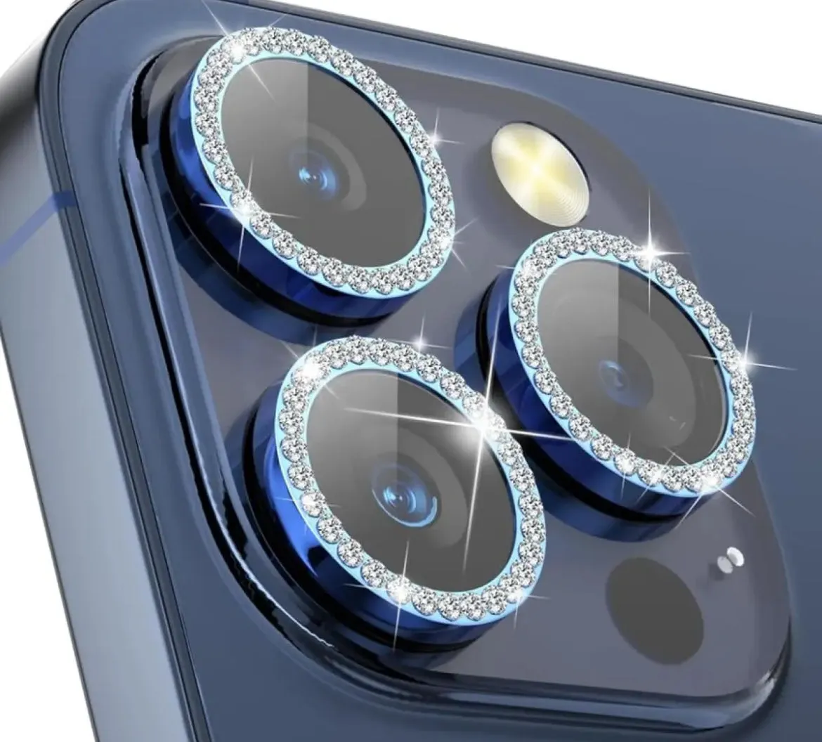 DIAMOND STONE CAMERA LENS PROTECTING RINGS