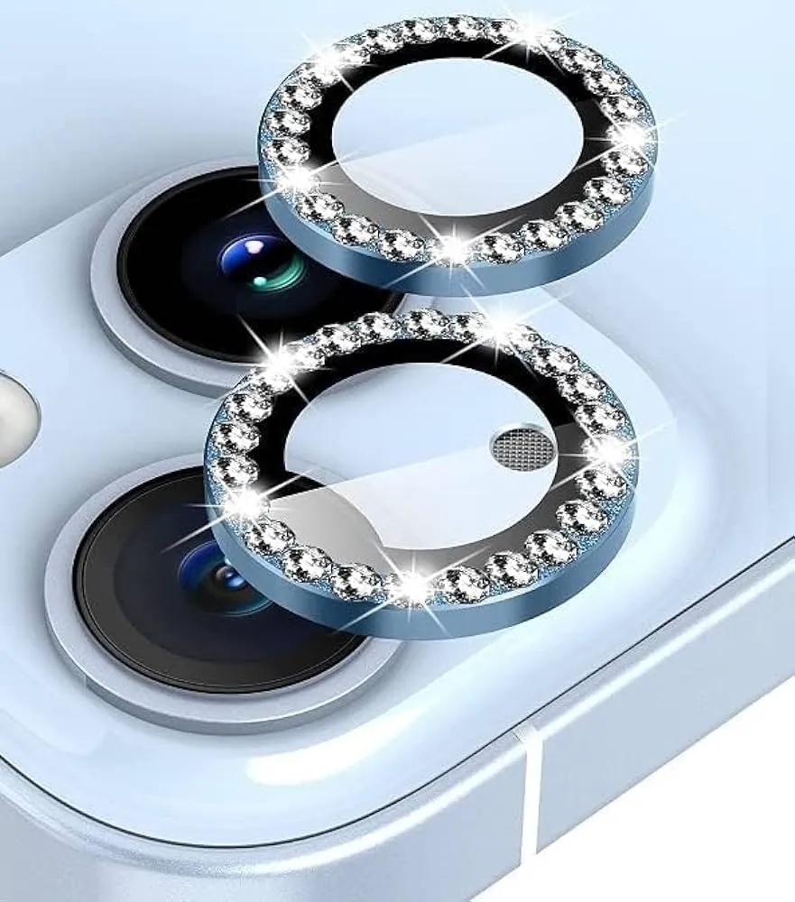 DIAMOND STONE CAMERA LENS PROTECTING RINGS