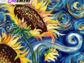 DIY 5D Sunflower Diamond Painting, Cross Stitch Full Square Drill