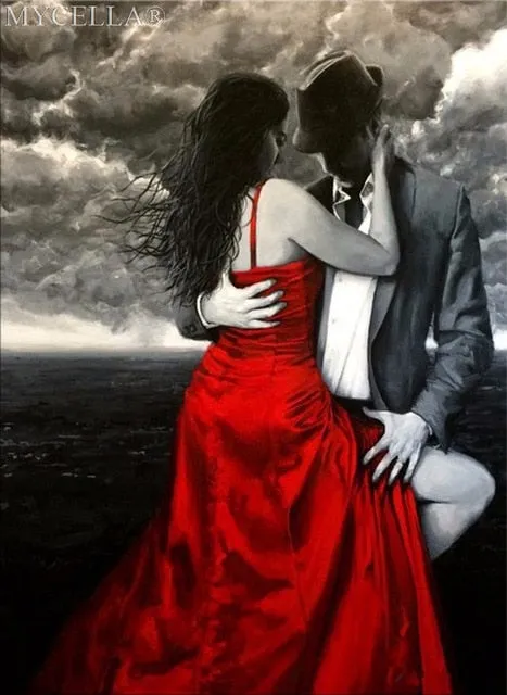 DIY Diamond Painting, Umbrella Lovers,  Full Diamond Mosaic 25 Designs - Collect Them all - On Sale