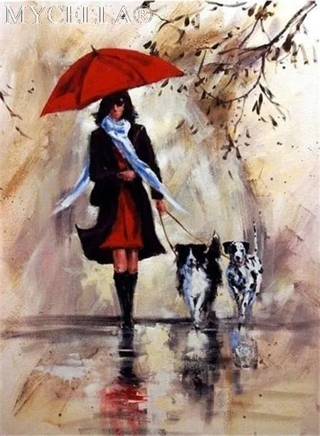 DIY Diamond Painting, Umbrella Lovers,  Full Diamond Mosaic 25 Designs - Collect Them all - On Sale