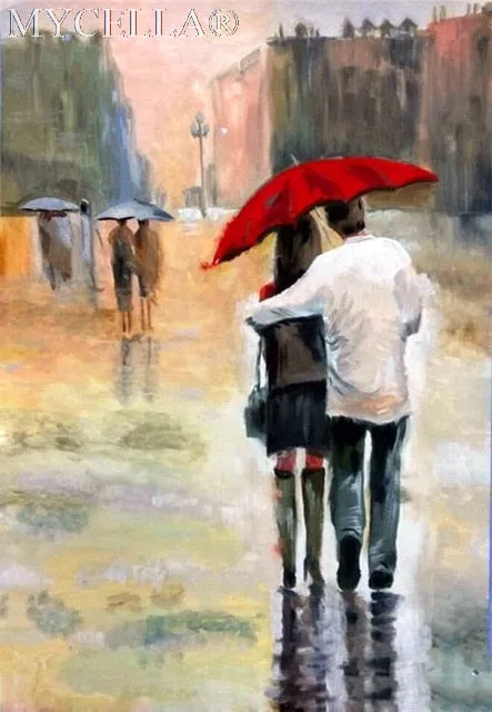 DIY Diamond Painting, Umbrella Lovers,  Full Diamond Mosaic 25 Designs - Collect Them all - On Sale