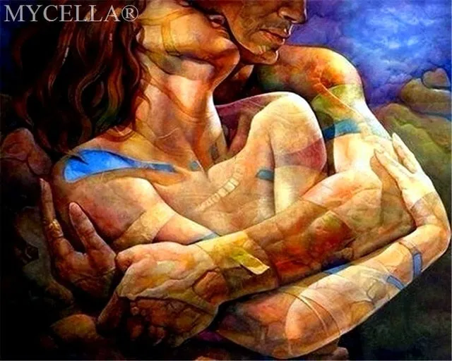 DIY Diamond Painting, Umbrella Lovers,  Full Diamond Mosaic 25 Designs - Collect Them all - On Sale