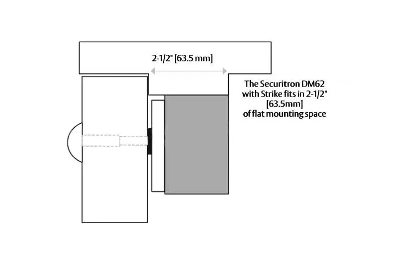 Electromagnetic Lock Securitron Magnalock - DM62