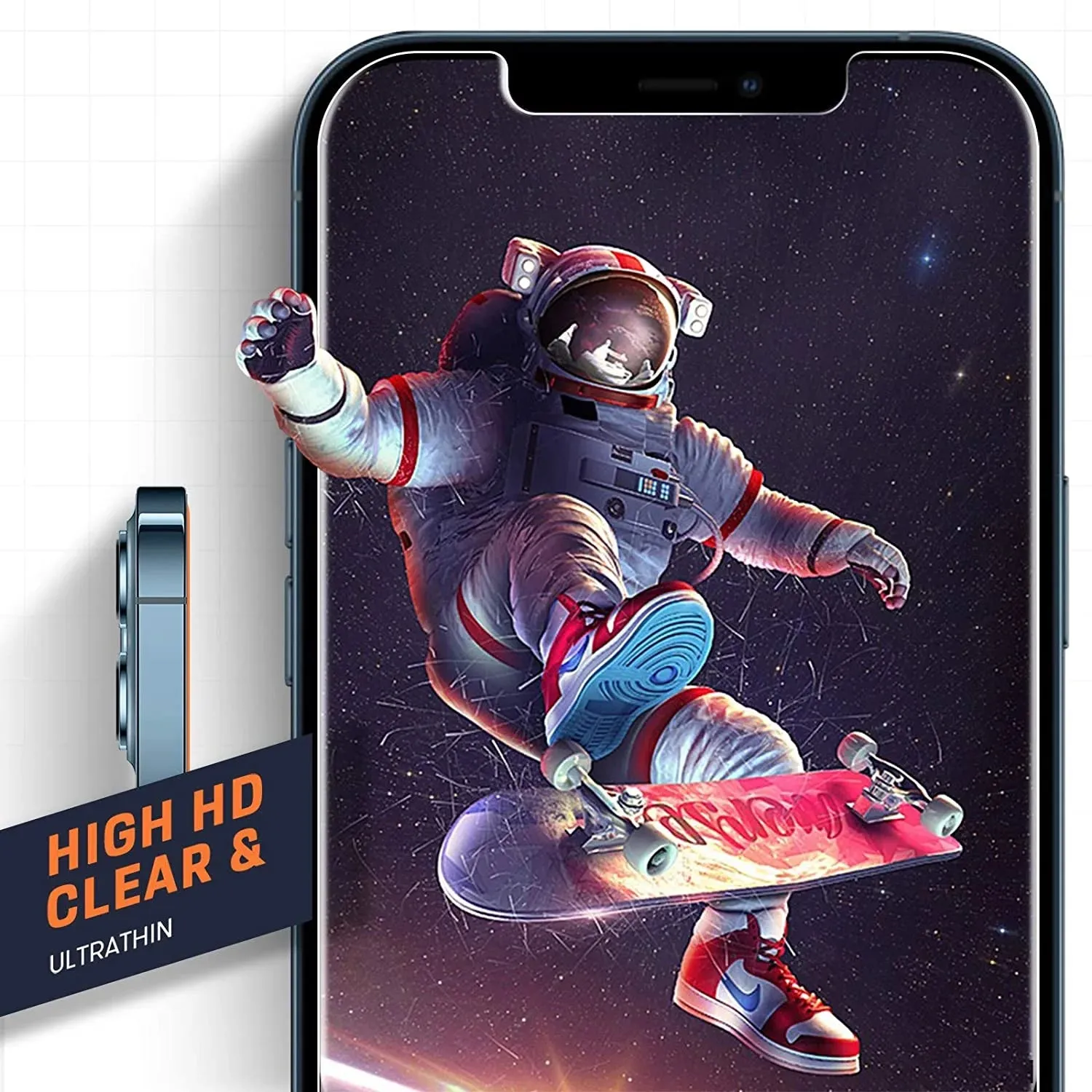 Entronix Case Screen Protector Bundle with Camera Cover Designed for Apple iPhone 11 Clear 9H Hardness,Bubble Free Easy Install,2 PACK