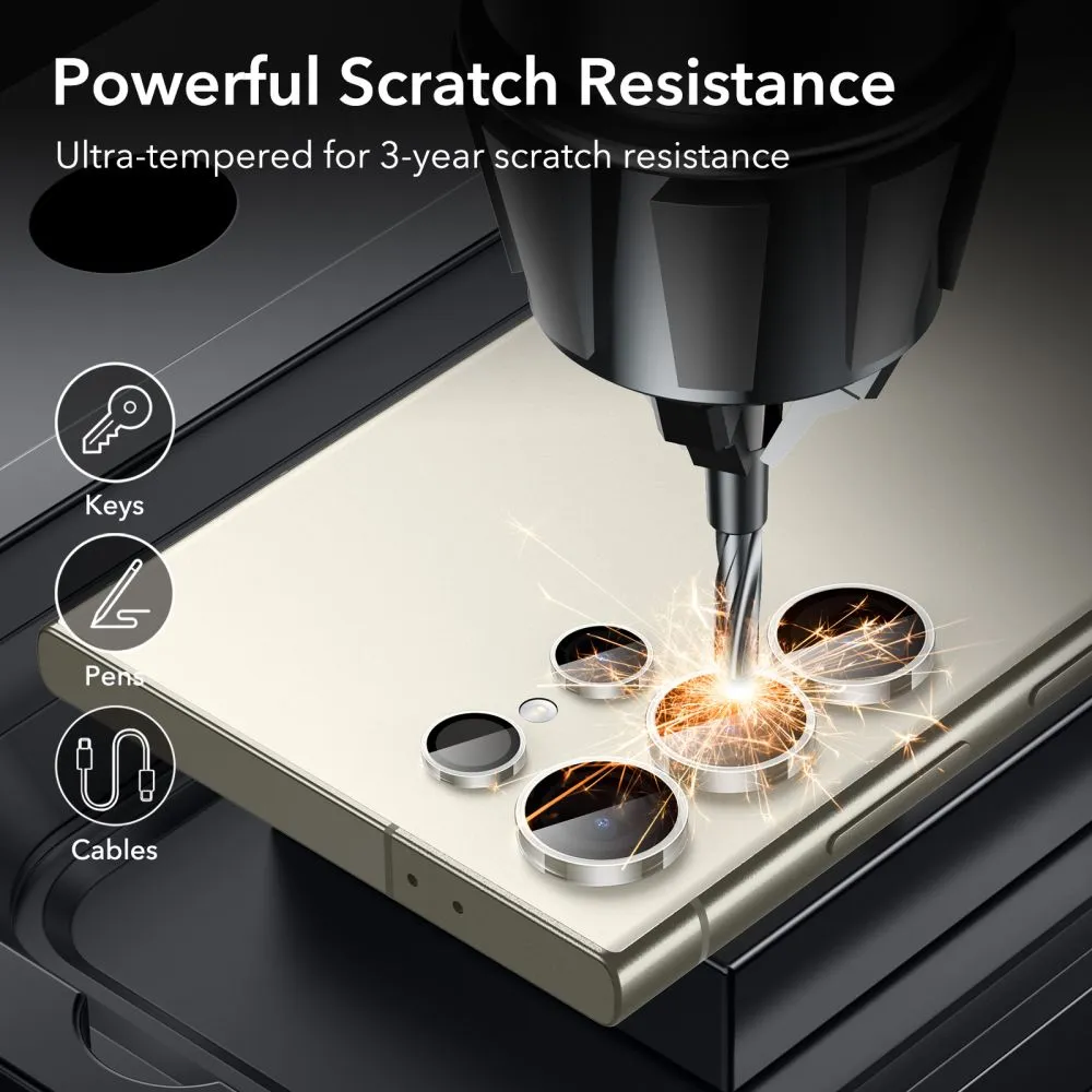ESR Camera Ultra Tough Camera Lens Protector for Samsung Galaxy S24 Ultra - Clear