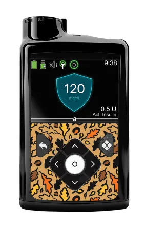Falling Leaves Sticker for Medtronic MiniMed 770G & 780G