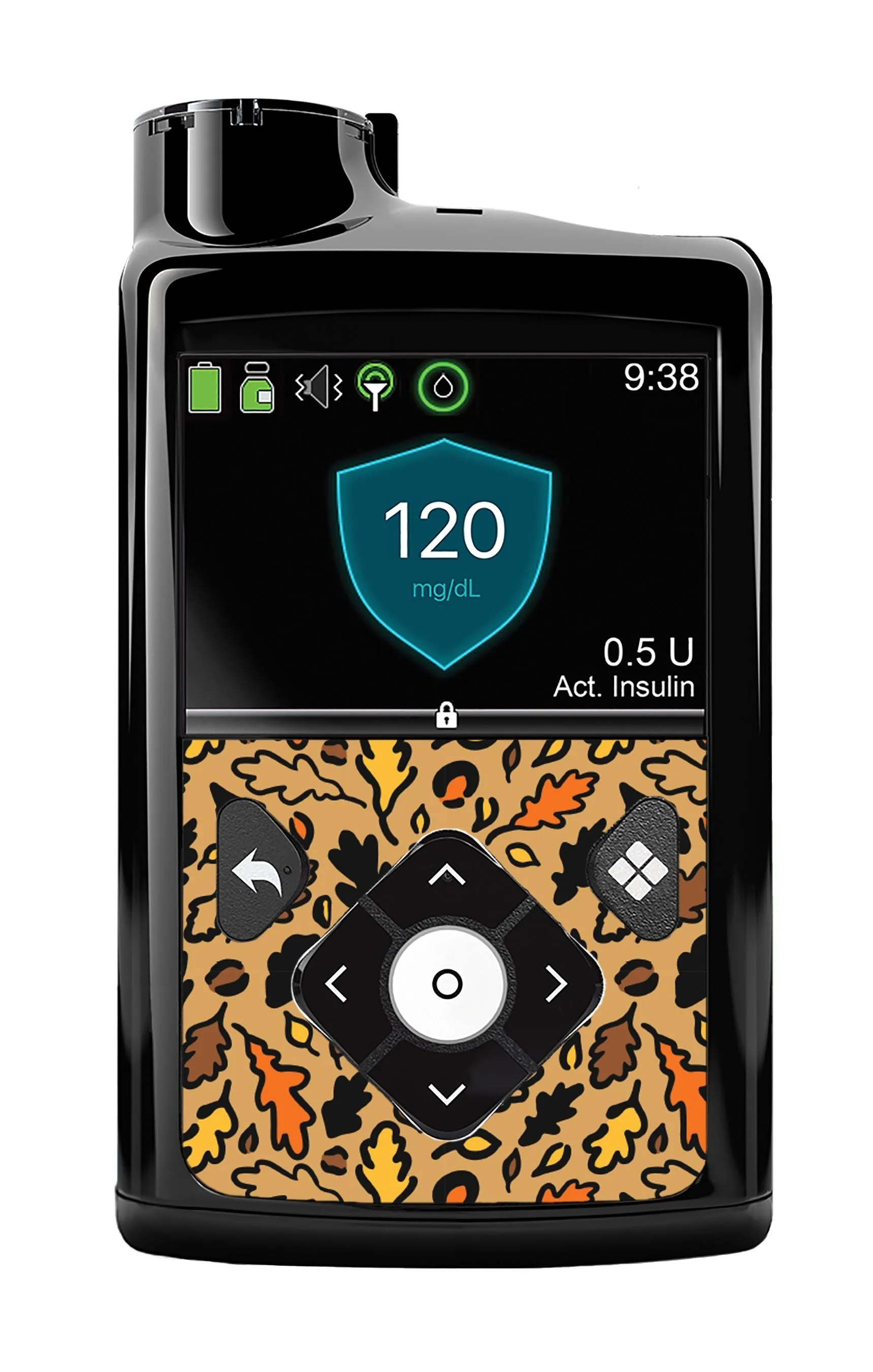 Falling Leaves Sticker for Medtronic MiniMed 770G & 780G