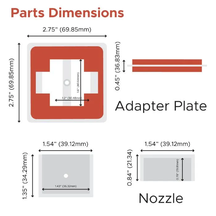 FireBoard Nozzle Adaptor for Drive Fan