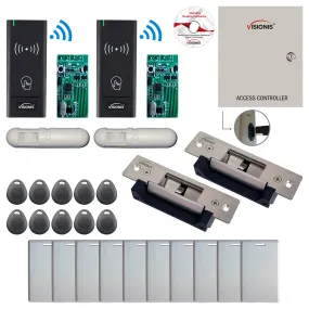 FPC-8985 2 Door Access Control Time Attendance TCP/IP RS485 Wiegand Controller Box   Electric Strike Fail Safe Fail Secure   Outdoor Wireless Card Reader   Wireless Receiver PCB   PIR Motion Detector