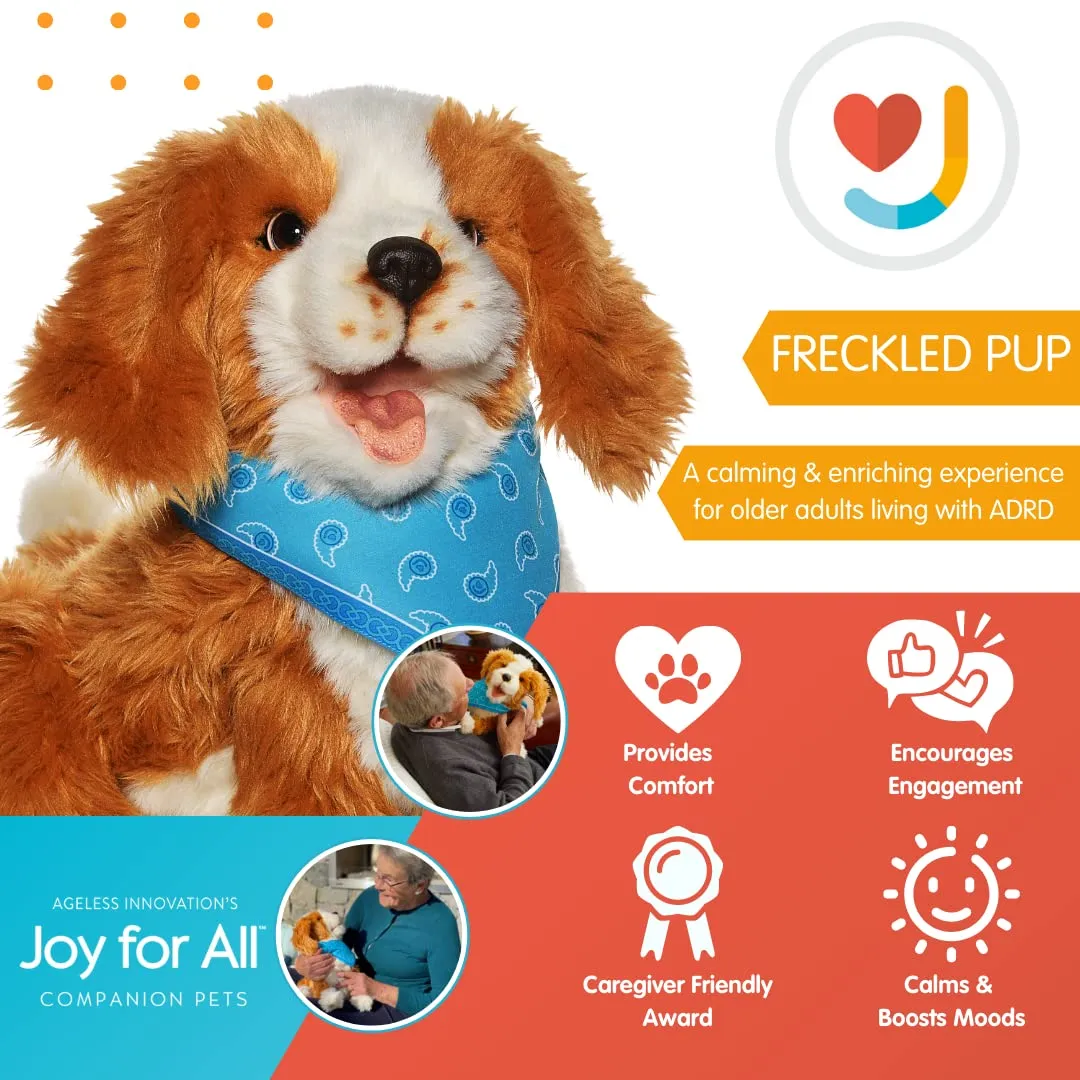 Freckled Pup: Lifelike Interactive Companion for Kids - Realistic and Lifelike Interactive Companion Pets