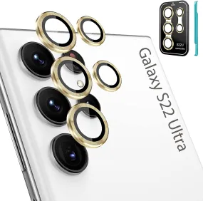 Galaxy S22 Ultra Tempered Glass Camera Lens Protectors