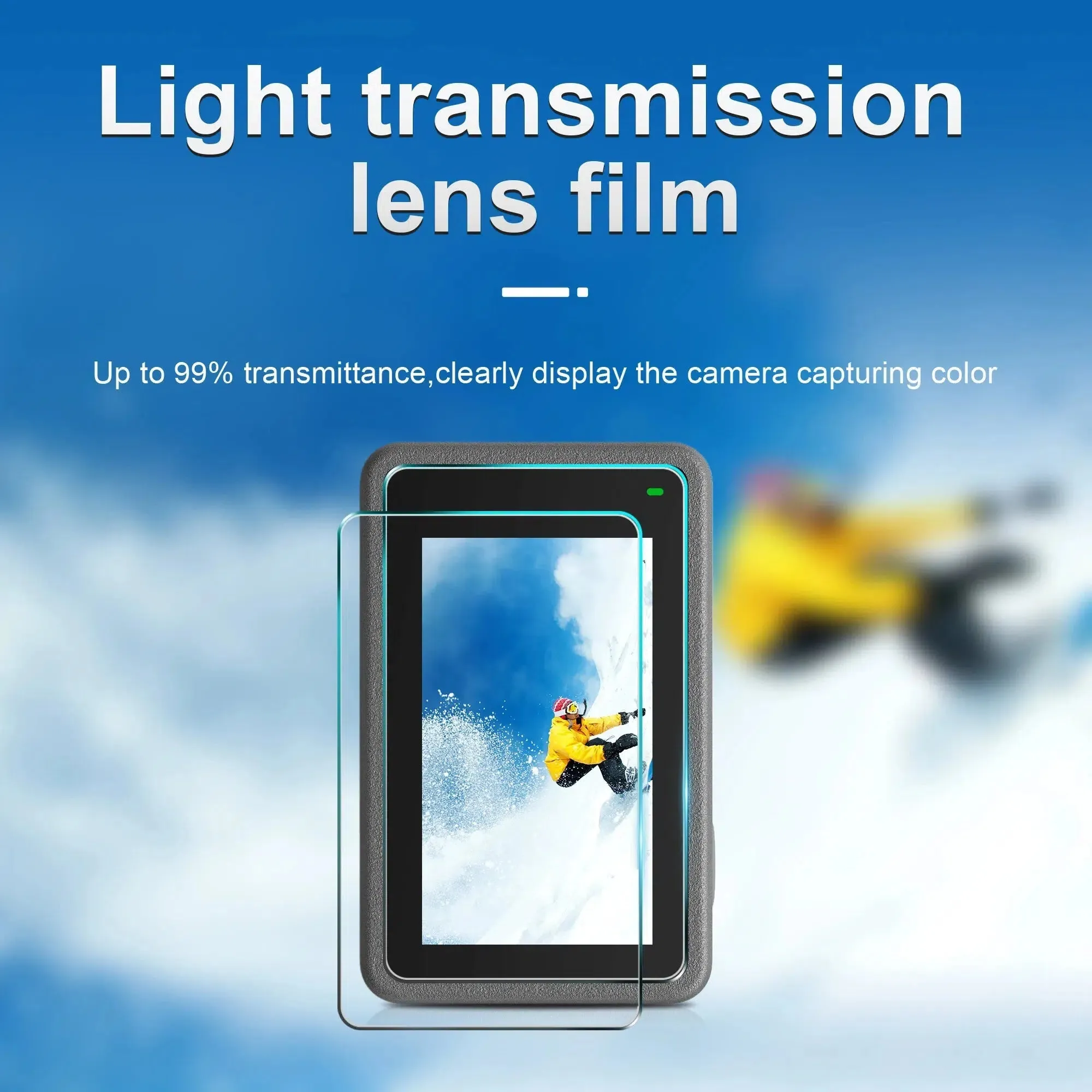 Glass Protectors For DJI Osmo Action 4 (2 Pack)