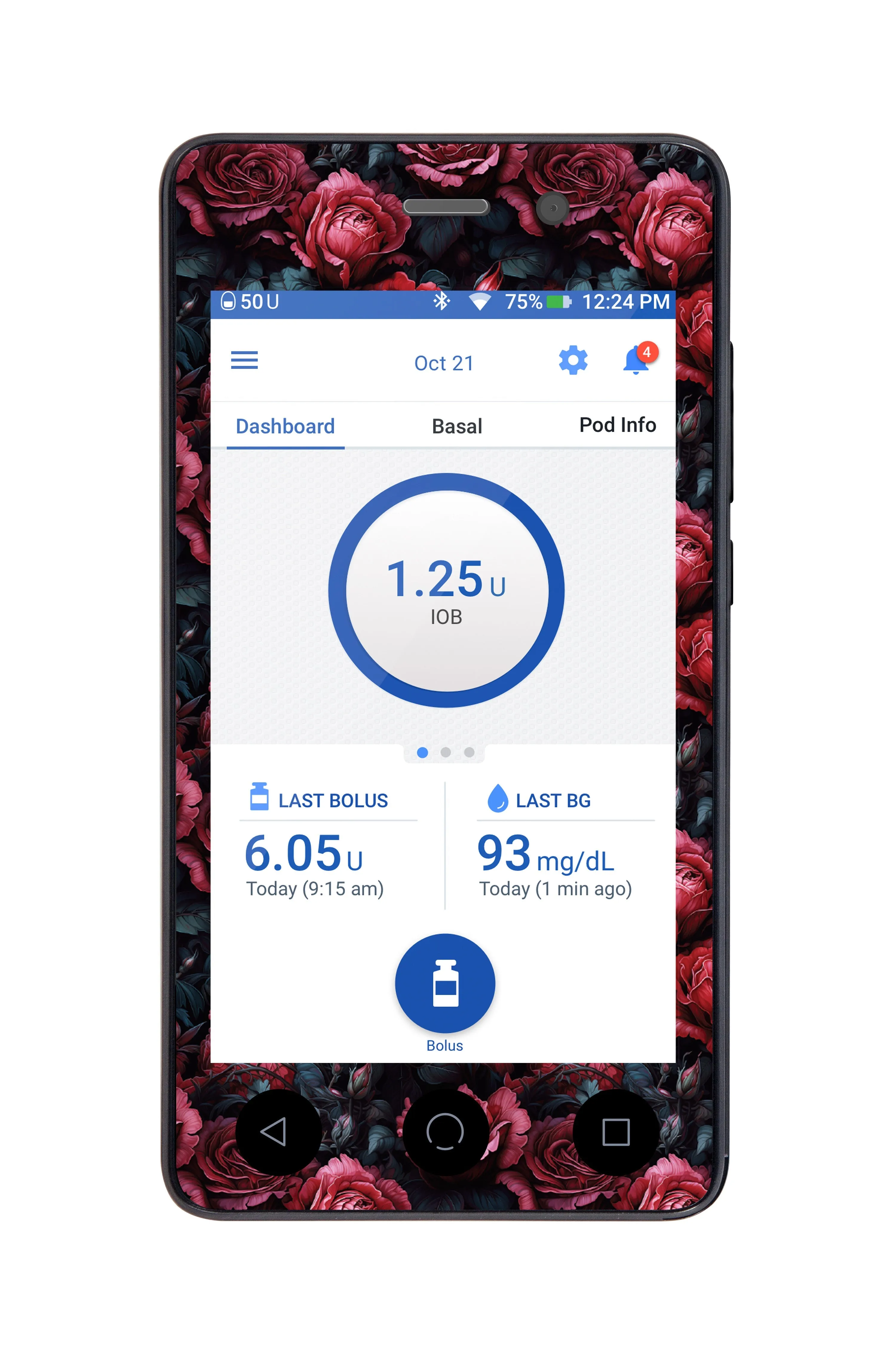 Gothic Roses for Omnipod DASH™