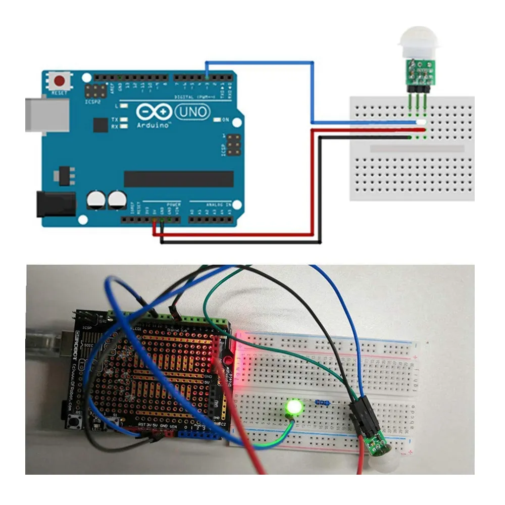 HC-SR312 Mini PIR Motion Sensor Indoor Human Sensing Module Pyroelectric Infrared IR Distance Detector