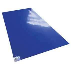 High-Tech Conversions TT-2436-34B Tacky Traxx Mat, Blue, 24X36, CS/4