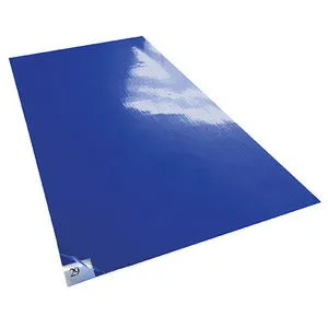 High-Tech Conversions TT-2436-34B Tacky Traxx Mat, Blue, 24X36, CS/4