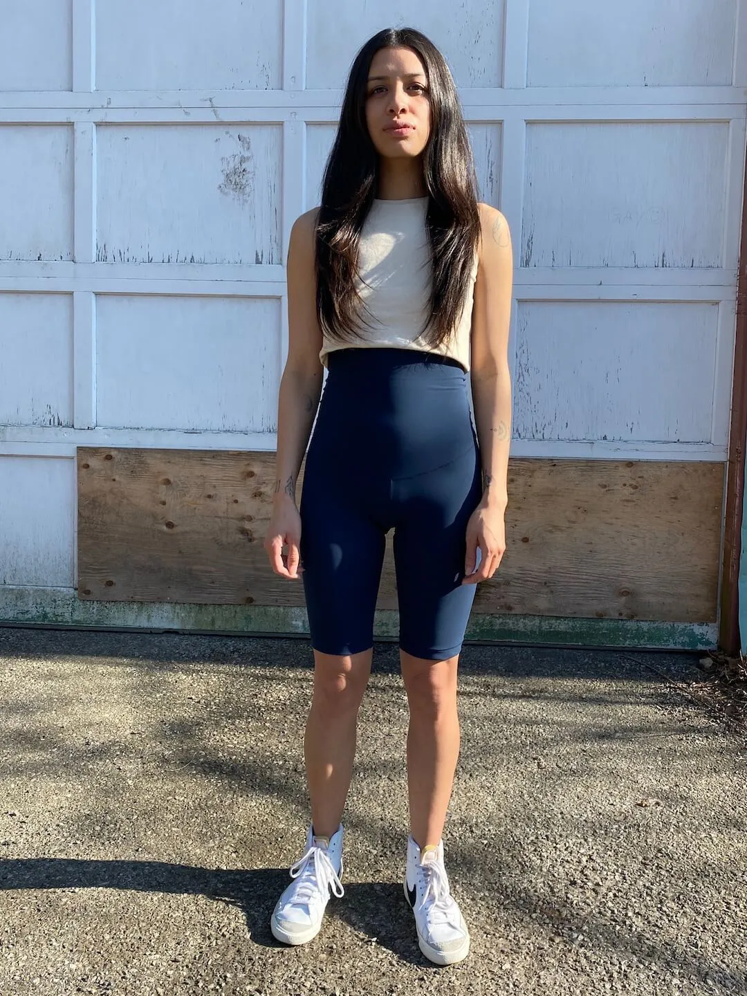 High Top Bike Short in Matte Indigo - 11"