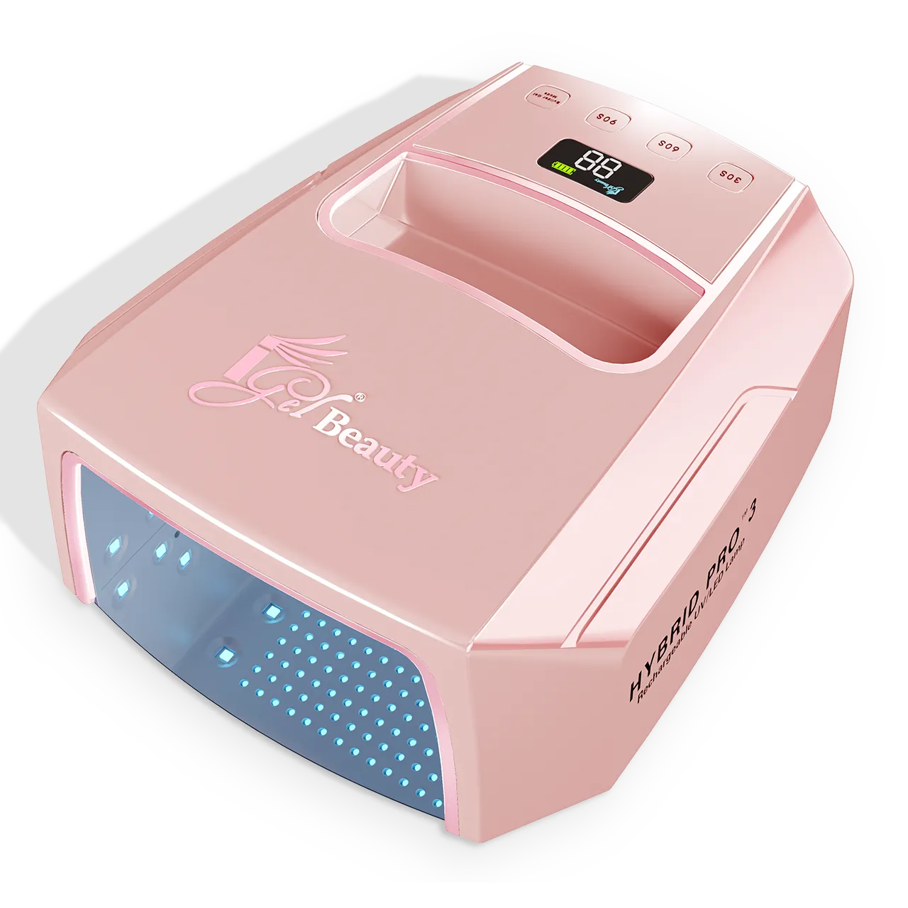 HYBRID PRO 3.0 Wireless Rechargeable UV/LED Lamp ROSE GOLD