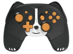 IINE NSW Mini Wireless Controller (NFC Vibration AutoFire) Black/Brown Burmese (L507)