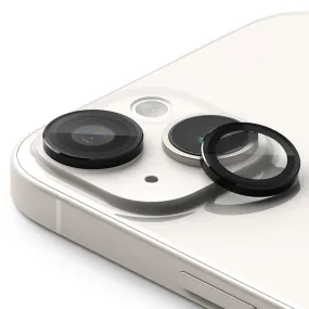 iPhone 15 Plus / 15 | Camera Lens Frame Glass | Black