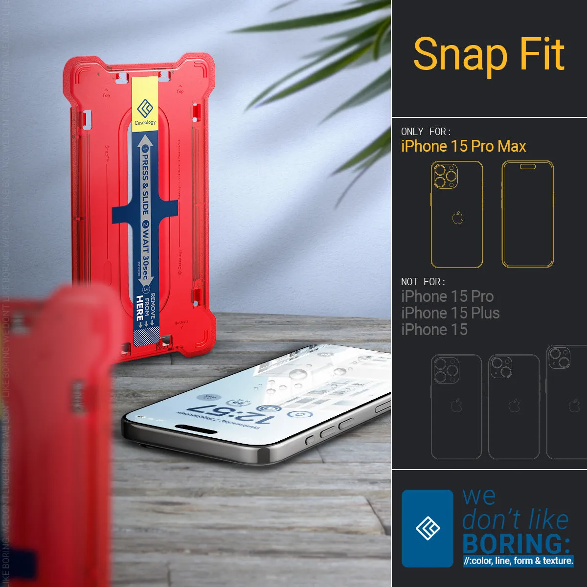 iPhone 15 Pro Max - Snap Fit (2P)