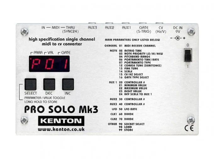 Kenton Pro Solo Mk3 MIDI to CV Converter