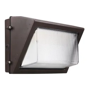 LED Wall Pack Light - Wattage Tunable (120W/100W/80W) - 135LM/W - Photocell Included - High Voltage - SWP5 - Glass Lens - Forward Throw - DLC 5.1 Listed