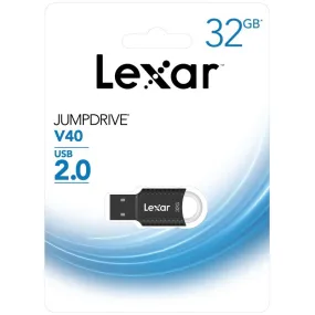 Lexar JumpDrive V40 USB 2.0 Flash Drive 32GB