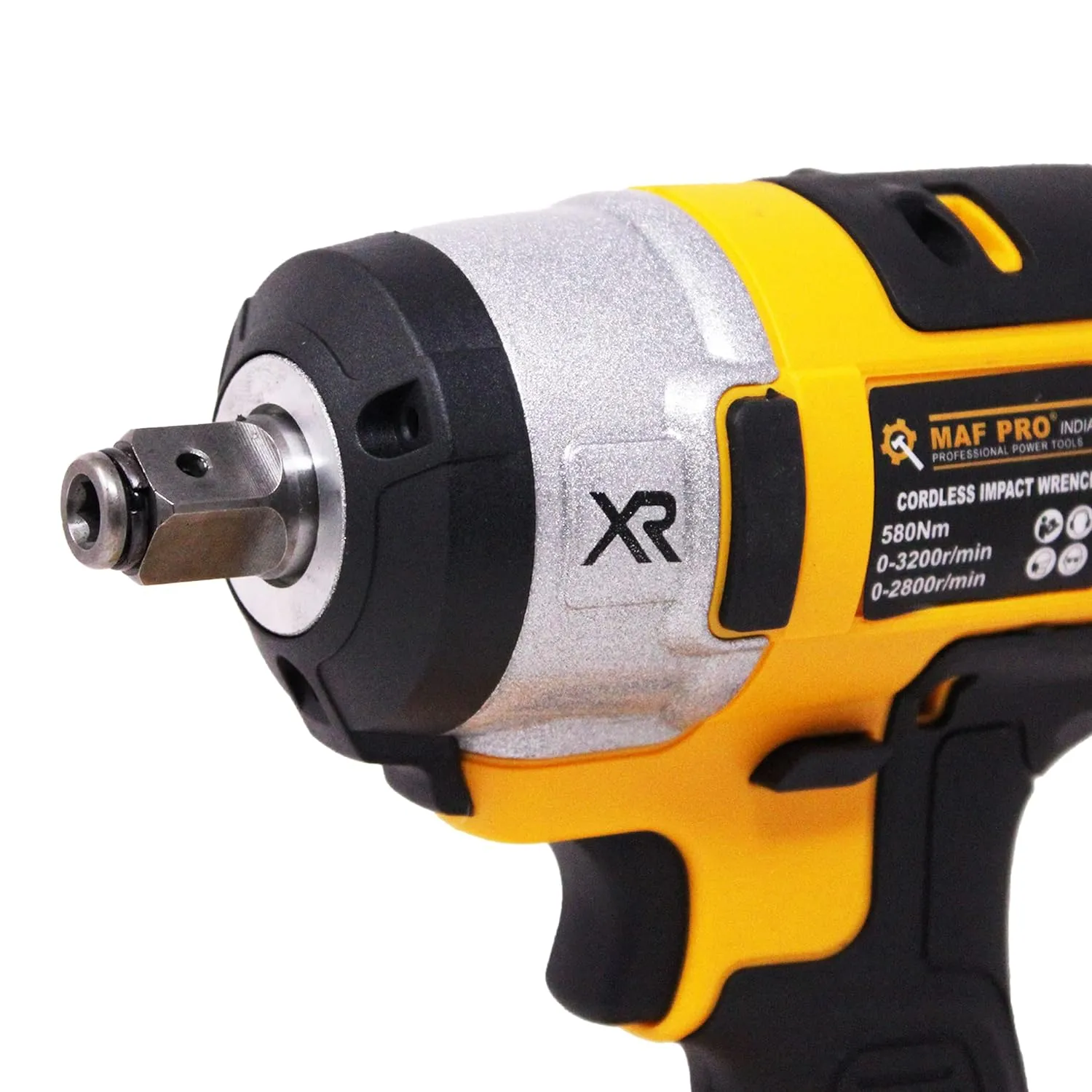 MAF PRO CIWL12012 20V Cordless Lithium-Ion Impact Driver/Wrench, Brushless Motor with 3Pcs Sockets, 2 Batteries, 1 Charger, 1 Canvas Bag (580Nm, 3200Rpm)