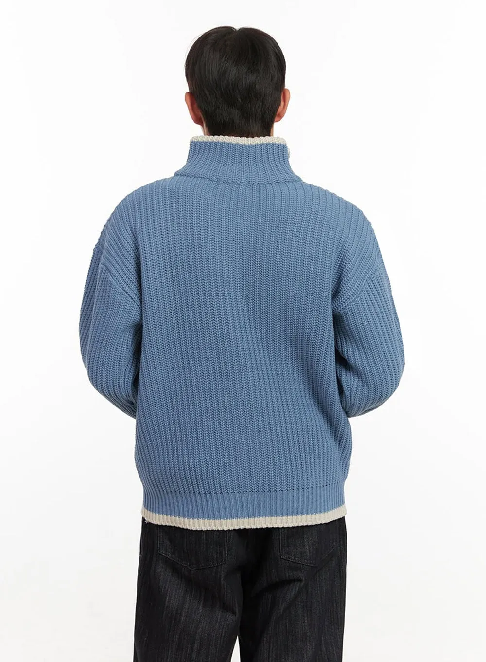 Men's Comfort Zip-Up Sweater ID406